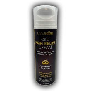 cbd pain relief cream front livegood