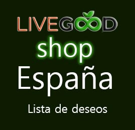 LiveGooD Shop Wish List page cover España