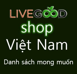 LiveGooD Shop Wish List page cover Vietnam